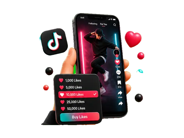 TikTok like-uri 1