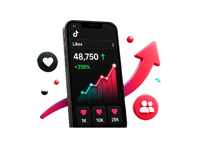 TikTok like-uri 3