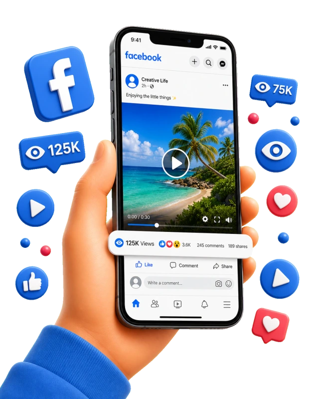 Vizualizări Facebook