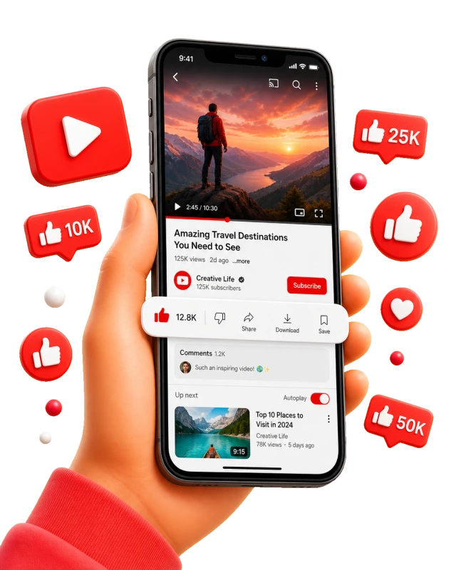 YouTube like-uri